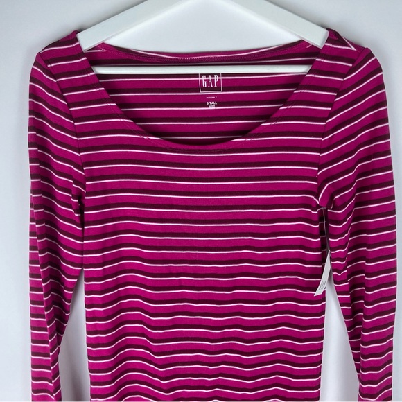 Gap Women’s Crewneck Long Sleeve T-Shirt Modern T -Size S Tall - Picture 2 of 6
